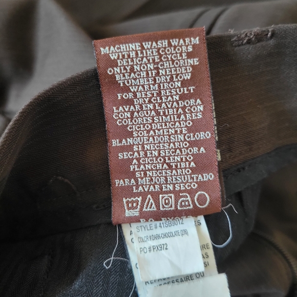 Perry Ellis Dark Brown Trousers - Picture 5 of 7